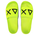 Ciabatte da Uomo SUN68 Linea Slippers Logo Colore Giallo Fluo - X34103