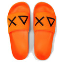 Ciabatte da Uomo SUN68 Linea Slippers Logo Colore Arancio Fluo - X35102