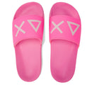 SUN68 SLIPPERS LOGO LINIE 
Damen Hausschuhe in der Farbe Fuchsia Fluo - X35204