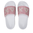 SUN68 SLIPPERS LOGO LINIE
Damen Hausschuhe in Weiß - Rosa - X35205