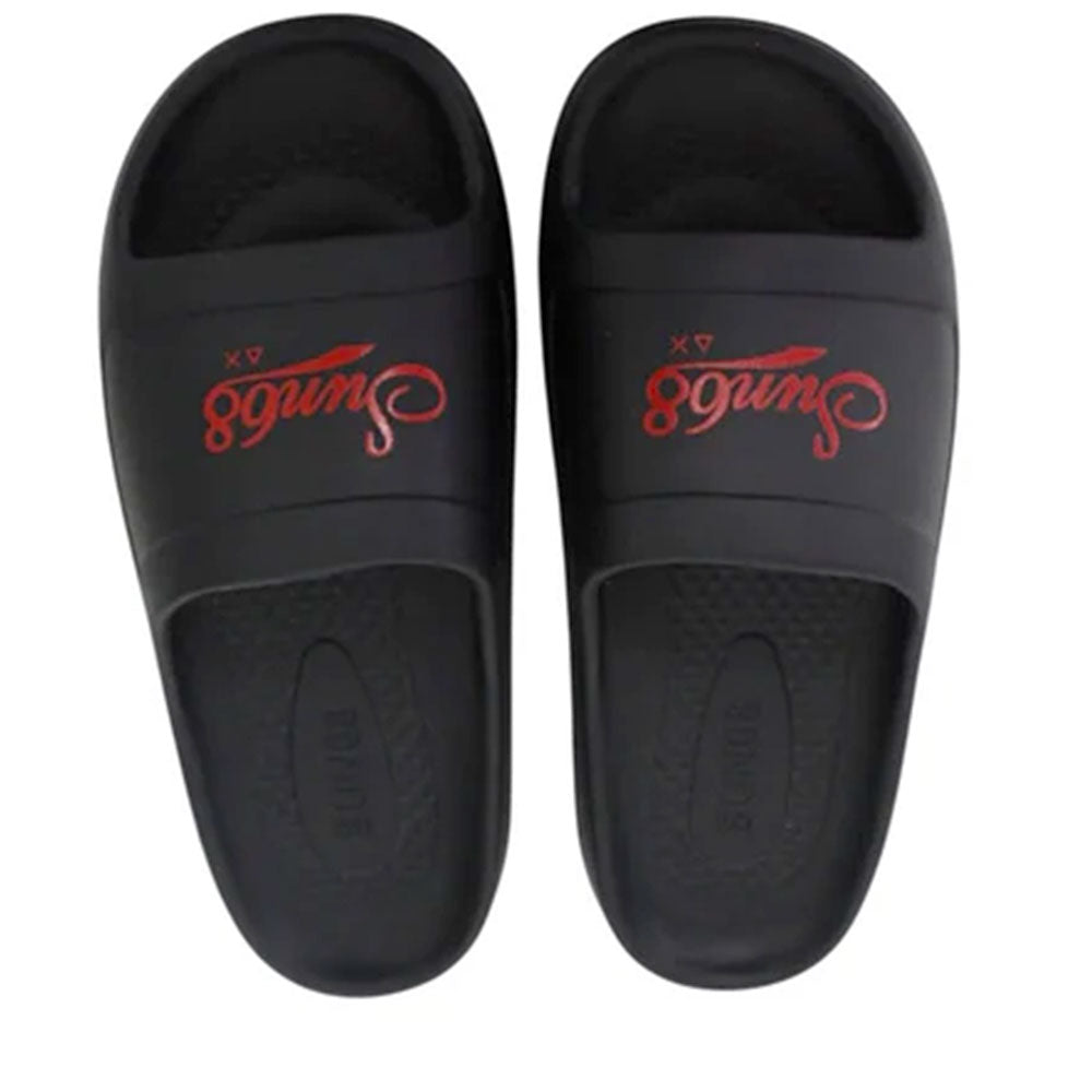 Ciabatte da Uomo Sun68 Linea Slippers Monoblock Print Sun68 Colore Nero - Rosso - X36115