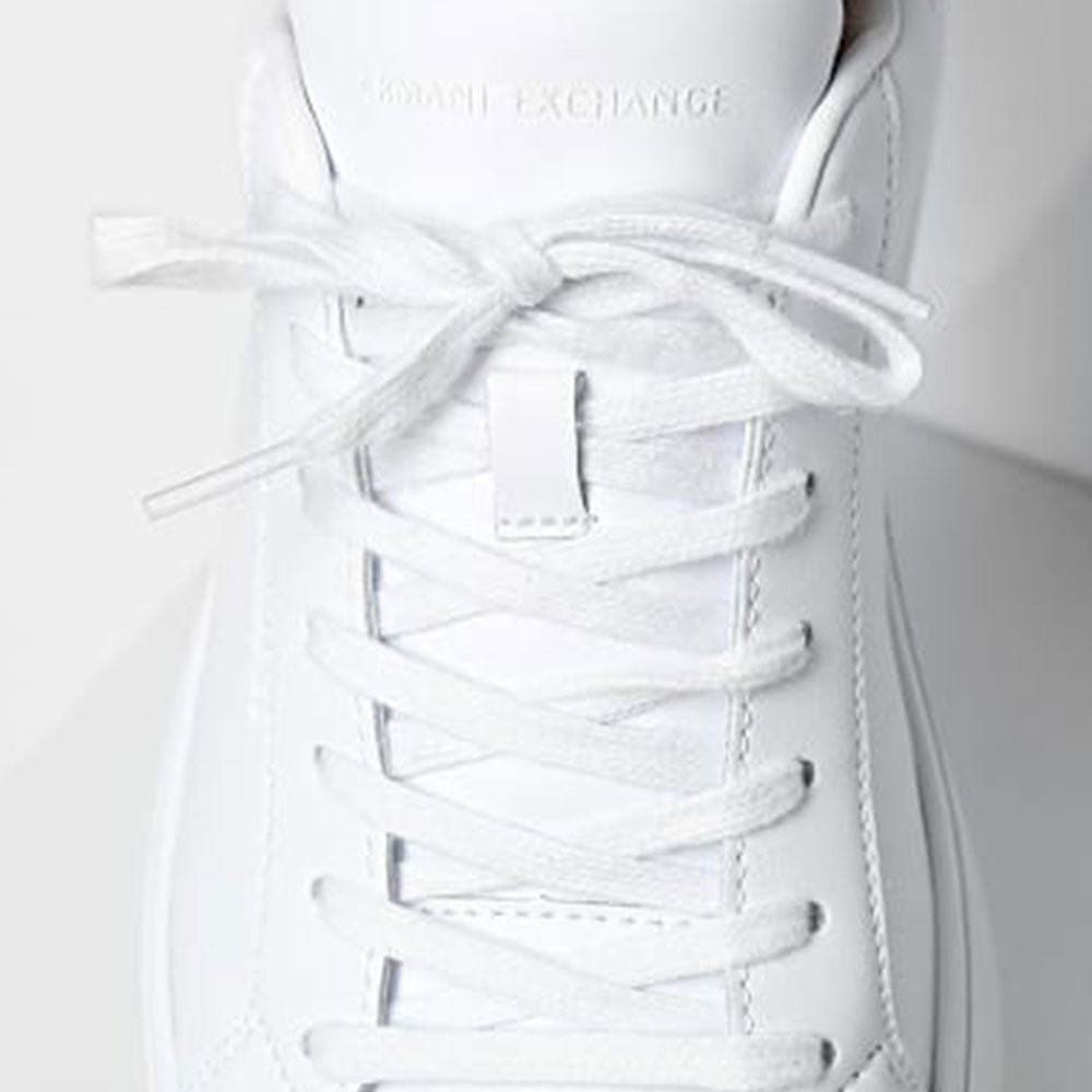 Scarpe Uomo ARMANI EXCHANGE Sneakers in Pelle Colore Brilliant White