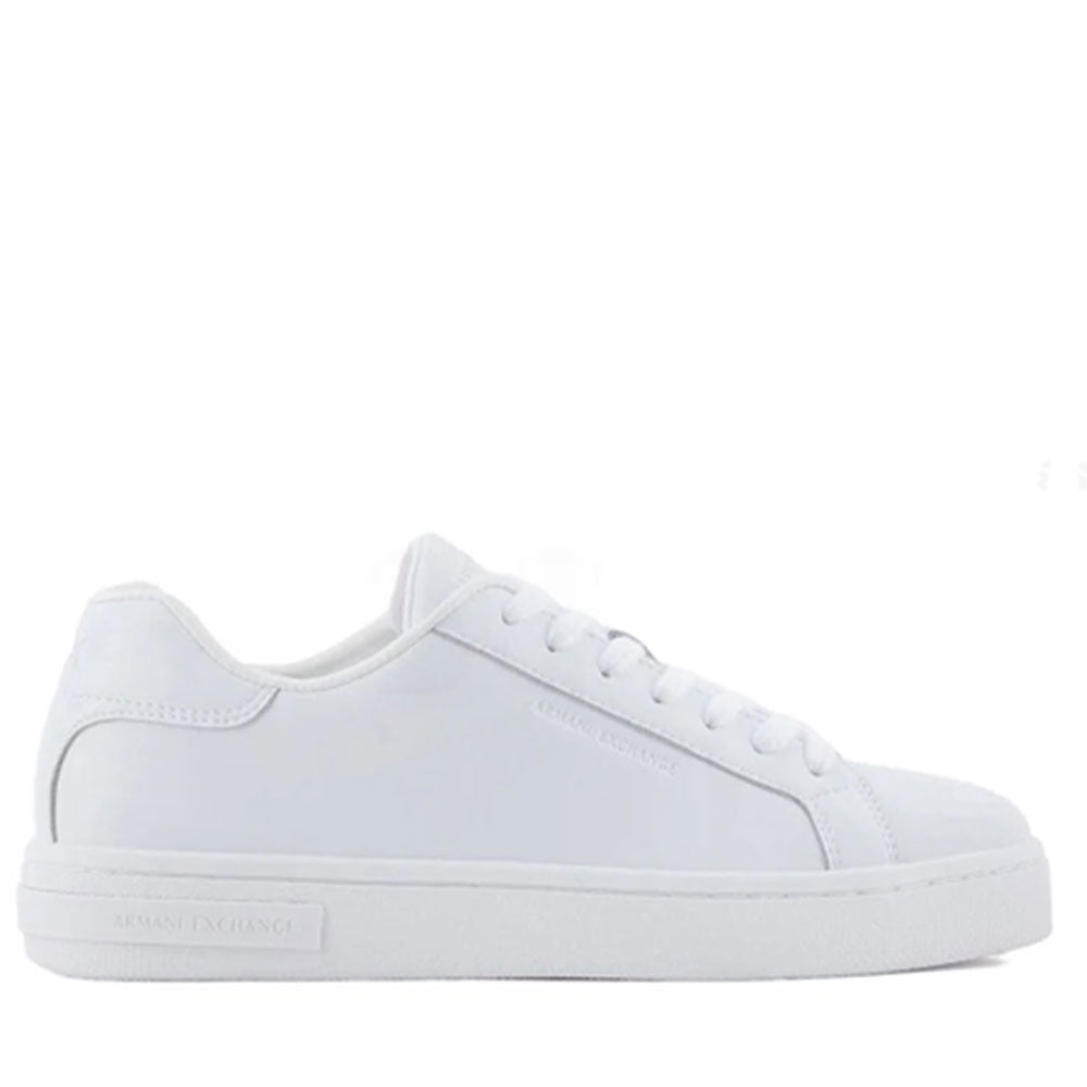 Scarpe Uomo ARMANI EXCHANGE Sneakers in Pelle Colore Brilliant White