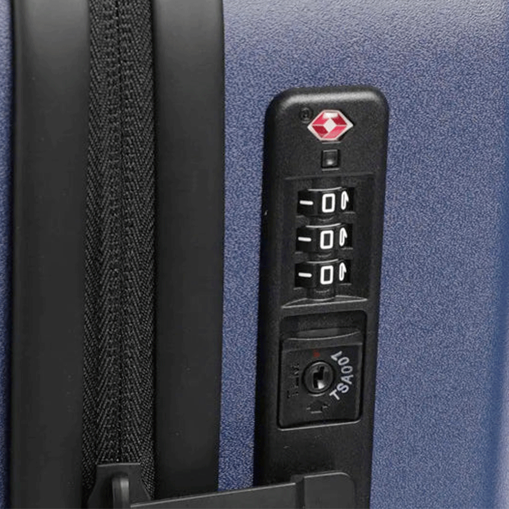 Trolley Cabina Rigido 4 Ruote ARMANI EXCHANGE colore Estate Blue