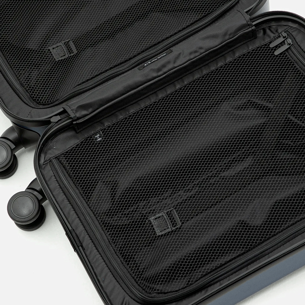 Trolley Cabina Rigido 4 Ruote ARMANI EXCHANGE colore Estate Blue