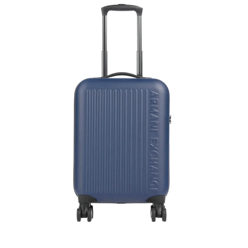 Trolley Cabina Rigido 4 Ruote ARMANI EXCHANGE colore Estate Blue