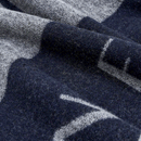 Sciarpa Uomo ARMANI EXCHANGE in Misto Lana Colore Deep Navy - Grey Melage