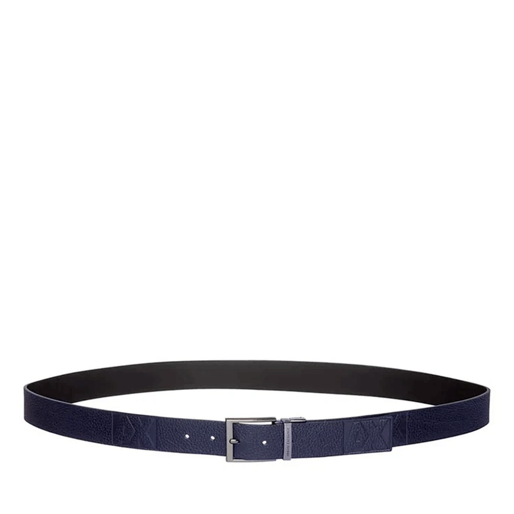 Cintura Uomo in Pelle ARMANI EXCHANGE Colore Deep Navy