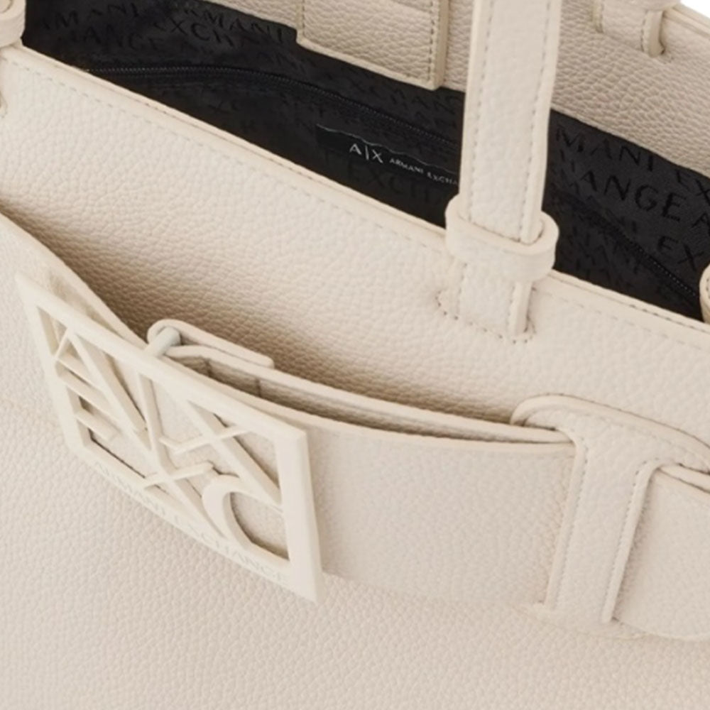 ARMANI EXCHANGE Damen Handtasche Off White Farbe Susie Linie