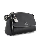 ARMANI EXCHANGE 
Damen Umhängetasche mit Vorhängeschloss in Schwarz - Journal