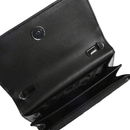 Mini Clutch Donna con Tracolla in Catena ARMANI EXCHANGE colore Nero