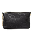 ARMANI EXCHANGE Gynger Linie 
Damen Handclutch mit Schultergurt in Schwarz