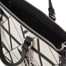 ARMANI EXCHANGE Gynger Linie 
Damenhandtasche mit Schultergurt in der Farbe Weiß - Schwarz