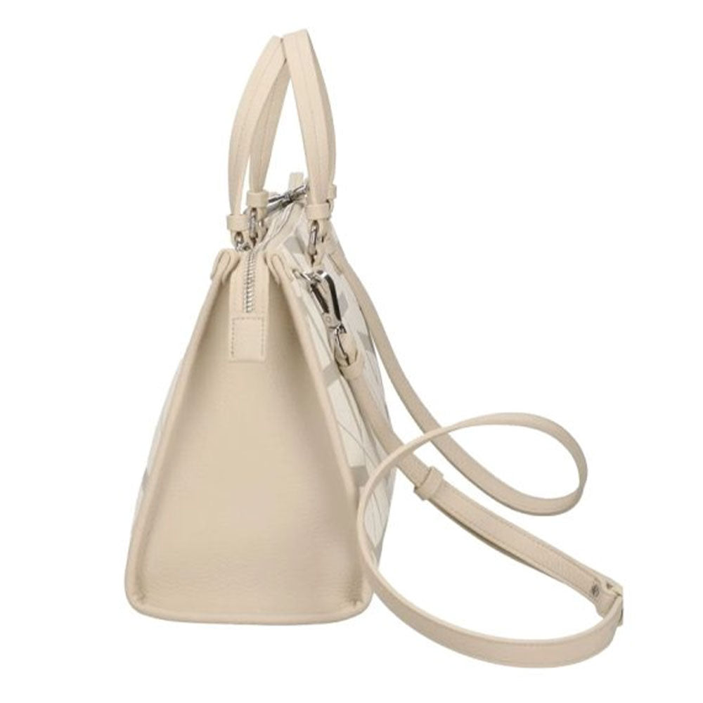 ARMANI EXCHANGE Gynger Linie 
Damenhandtasche mit Schultergurt in Weiße Farbe - Valley