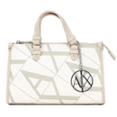 ARMANI EXCHANGE Gynger Linie 
Damenhandtasche mit Schultergurt in Weiße Farbe - Valley