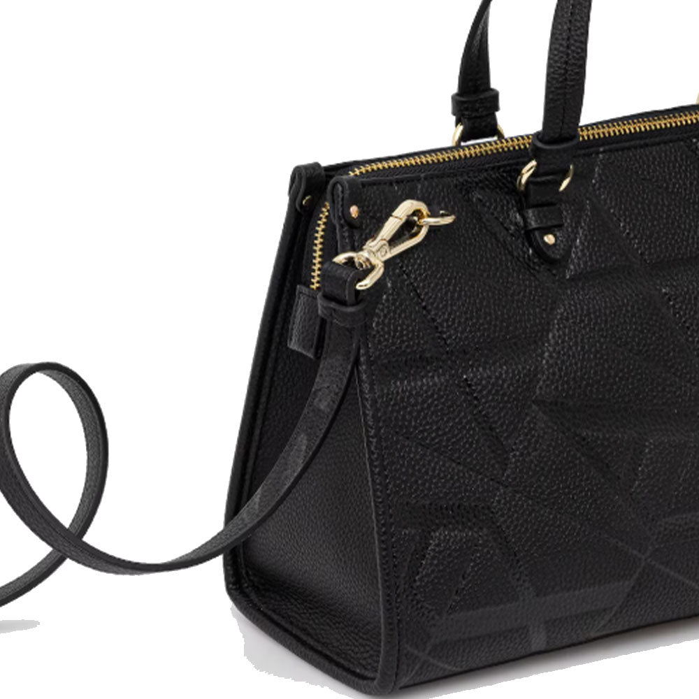 ARMANI EXCHANGE Gynger Linie 
Damenhandtasche mit Schultergurt in Schwarz