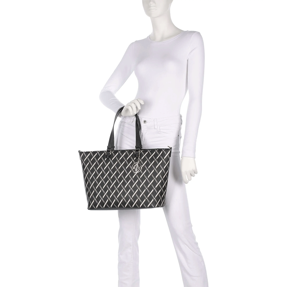 Women's Shoulder Shopper Bag ARMANI EXCHANGE in Groove and Groove