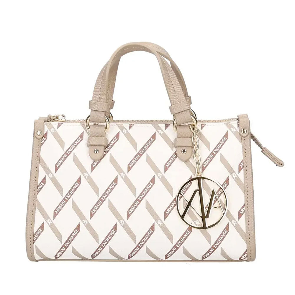 Borsa Donna a Mano Mini ARMANI EXCHANGE colore Off White - Sand