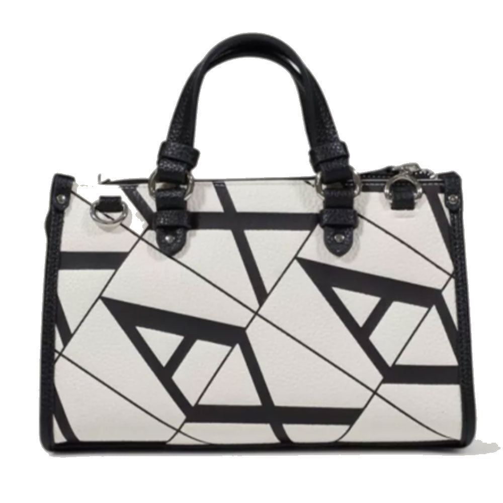 Borsa Donna a Mano ARMANI EXCHANGE colore White - Black