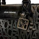 Borsa Donna Shopper a Spalla ARMANI EXCHANGE colore Nero Lucido Linea Liz