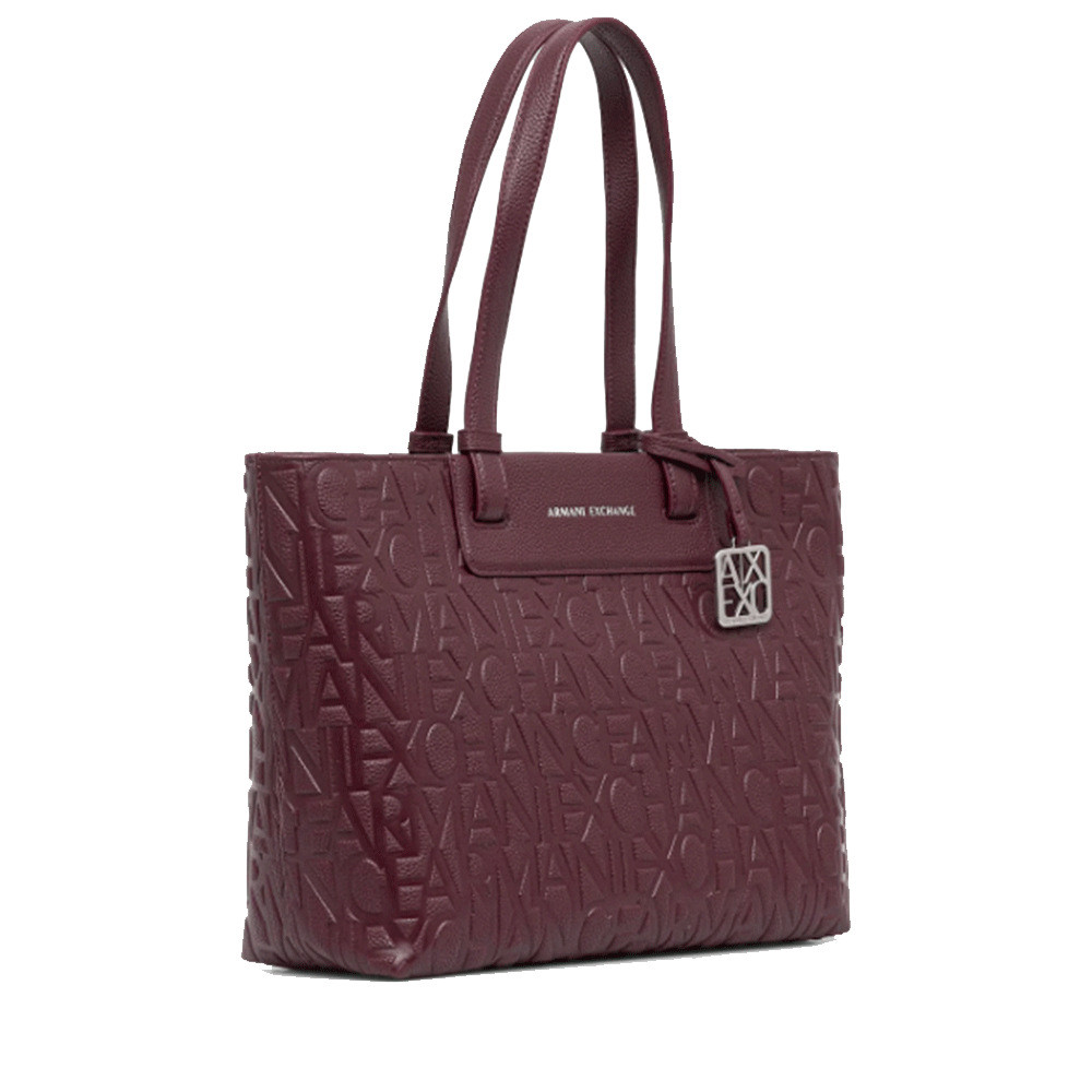 Borsa Donna Shopper a Spalla ARMANI EXCHANGE colore Groove Lucido Linea Liz Misura Grande