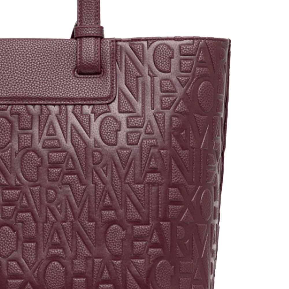 Borsa Donna Shopper a Spalla ARMANI EXCHANGE colore Groove Lucido Linea Liz Misura Grande