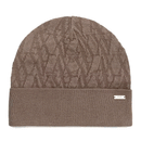 Berretto Donna ARMANI in Maglia di Lana Marrone - Monogram