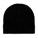 Berretto Donna ARMANI in Maglia di Lana Nero - Monogram