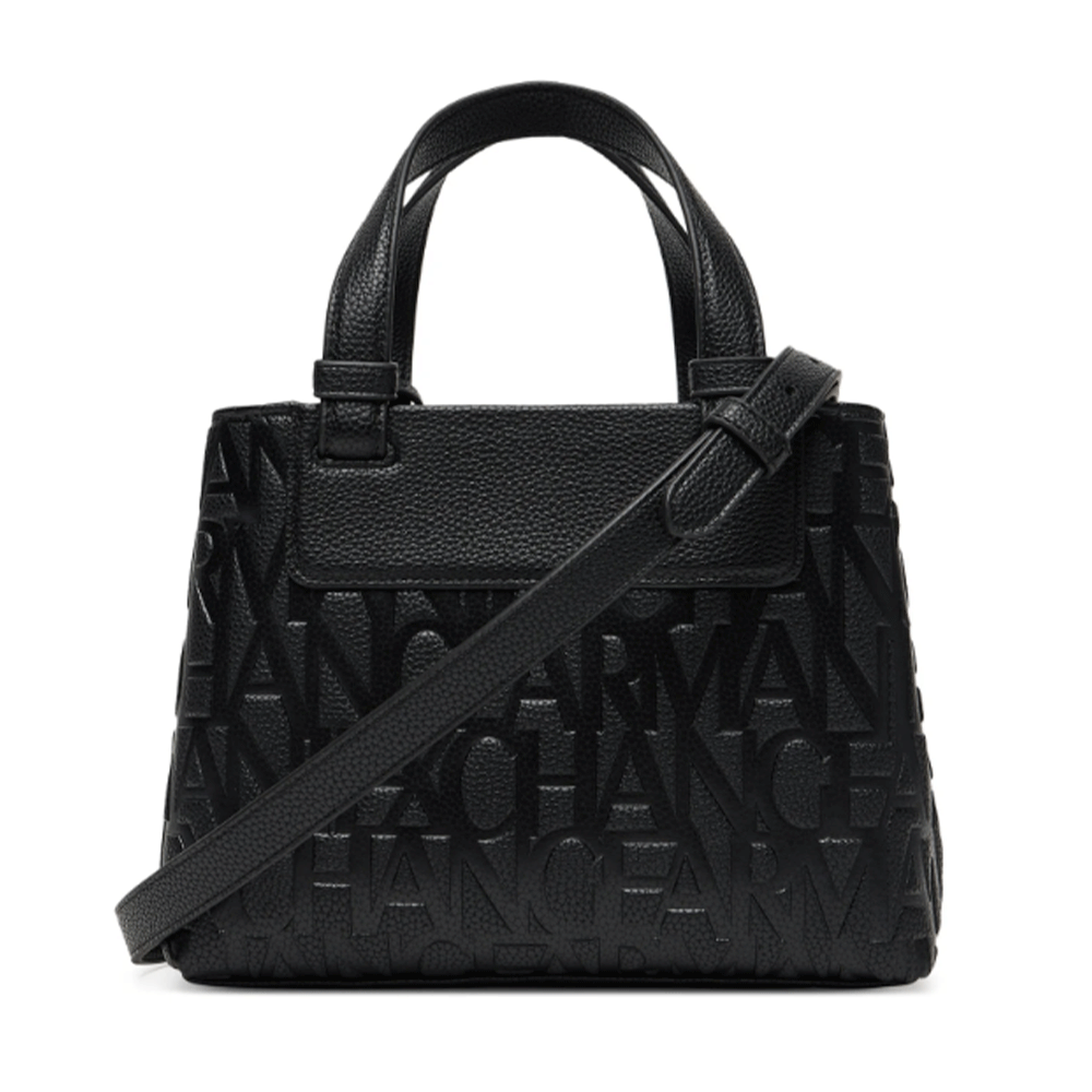 Borsa Donna a Mano con Tracolla ARMANI EXCHANGE colore Nero Lucido Linea Liz