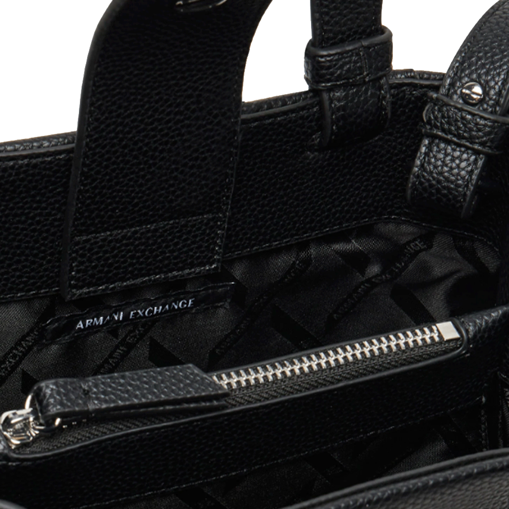 Borsa Donna a Mano con Tracolla ARMANI EXCHANGE colore Nero Lucido Linea Liz