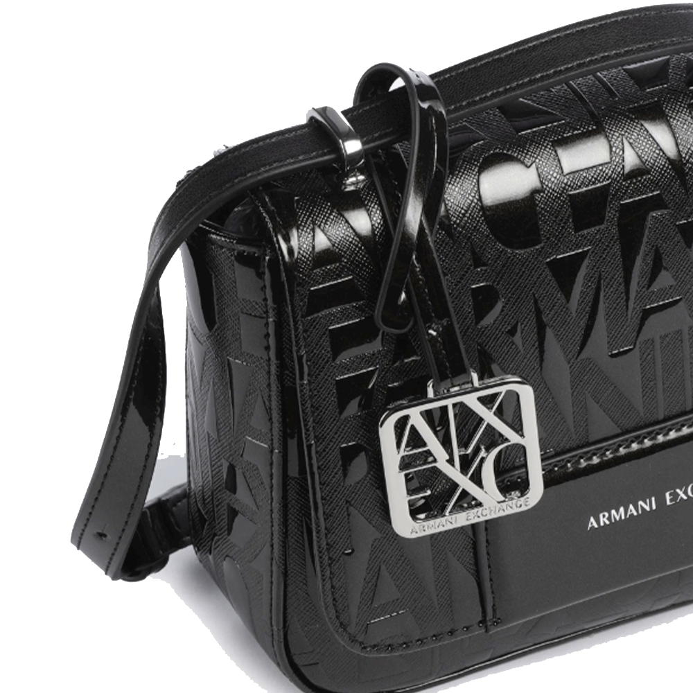 Borsa Donna a Tracolla ARMANI EXCHANGE colore Nero Lucido Linea Liz