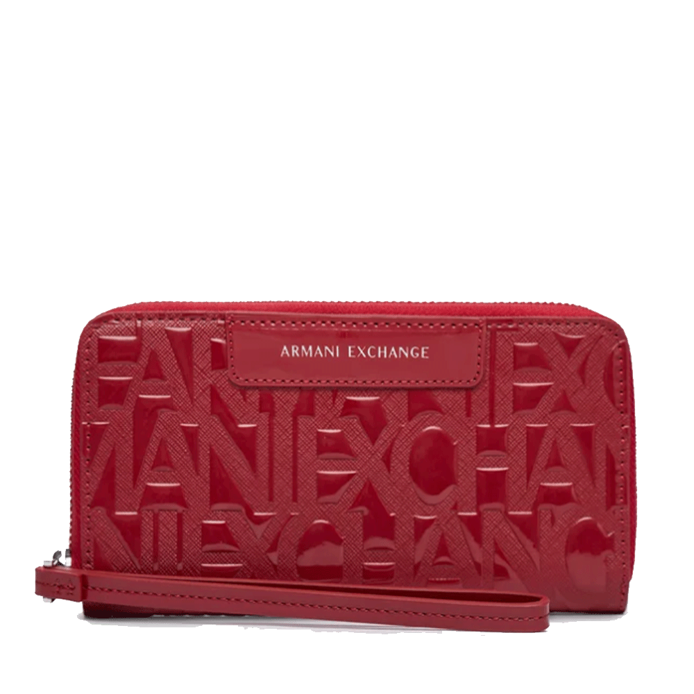 Portafoglio Donna Zip Around ARMANI EXCHANGE colore Red Dahlia
