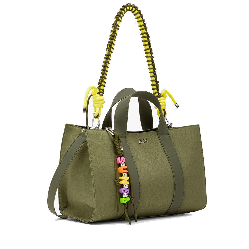 Dark Military Green Tote Bag SUN68 Midi Bag Everyday