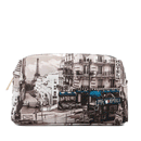 Beauty Case Y NOT YES-302 stampa Petrol Paris
