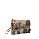 Y NOT Damen-Clutch mit Schultergurt YES-303 Autumn River