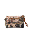 Y NOT Damen-Clutch mit Schultergurt YES-303 Autumn River