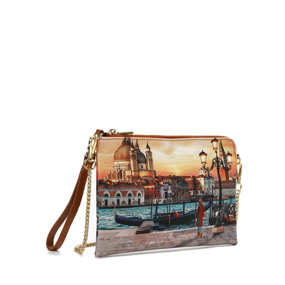 Mc2 Saint Barth Pochette Parisienne sherpa in velluto trapuntato Mc2 Saint Barth Pochette Parisienne sherpa in velluto trapuntato