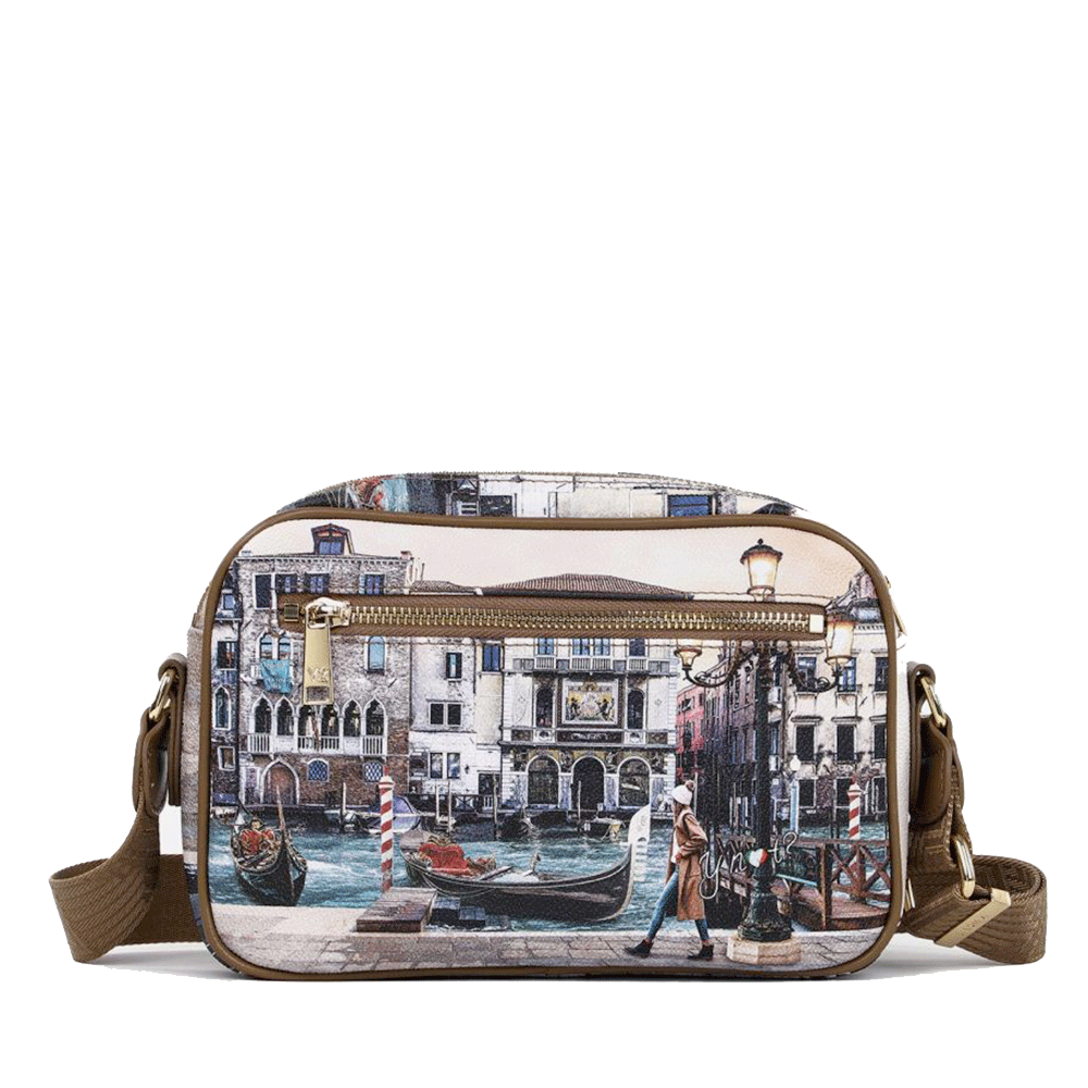 Borsa Donna a Tracolla Y NOT YES-310 stampa Blue Lagoon