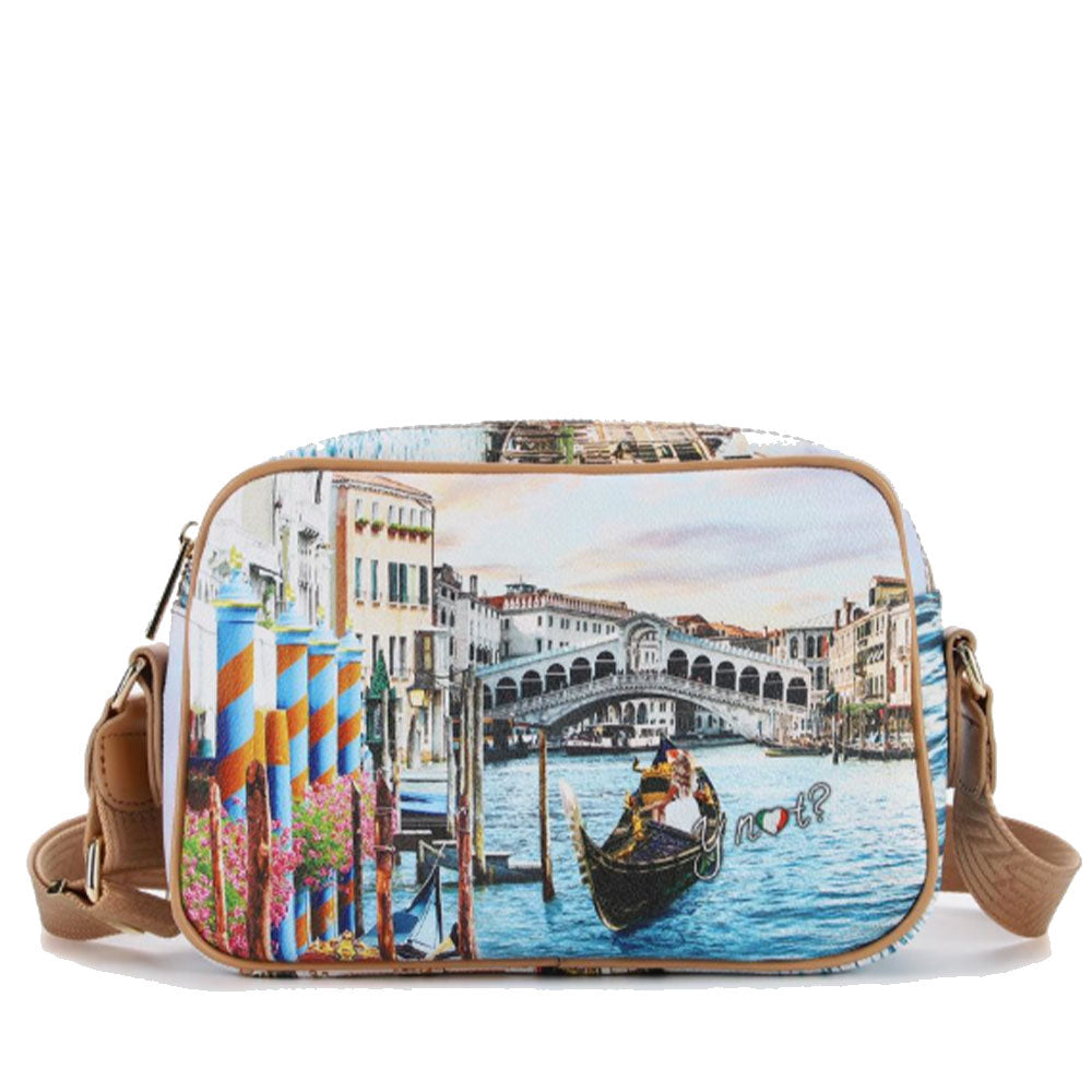 Borsa Donna a Tracolla Y NOT YES-310 stampa Dream in Venice