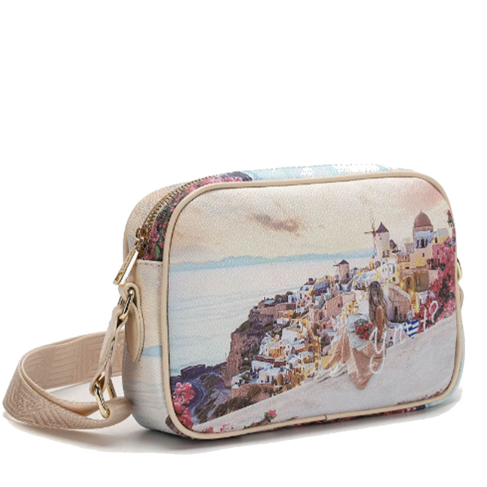 Borsa Donna Y NOT a Tracolla YES-310 Stampa Greece Sunset
