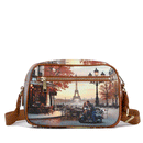 Borsa Donna a Tracolla Y NOT YES-310 stampa Kisses From Paris