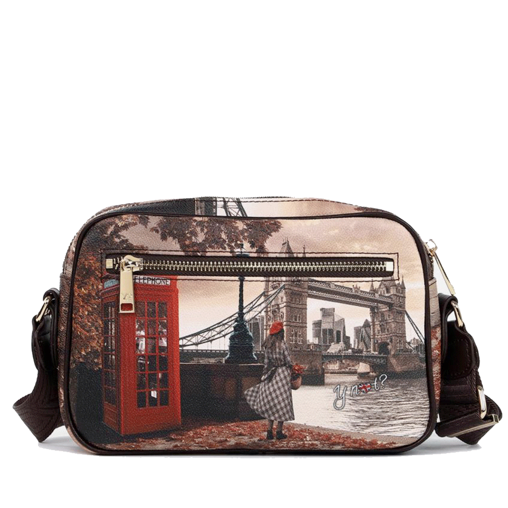 Borsa Donna a Tracolla Y NOT YES-310 stampa London Bridge