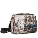 Borsa Donna a Tracolla Y NOT YES-310 stampa Petrol Paris