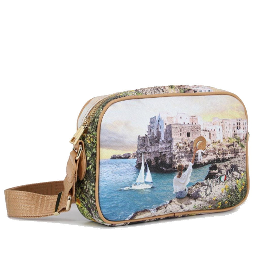 Borsa Donna a Tracolla Y NOT YES-310 stampa Polignano Coast