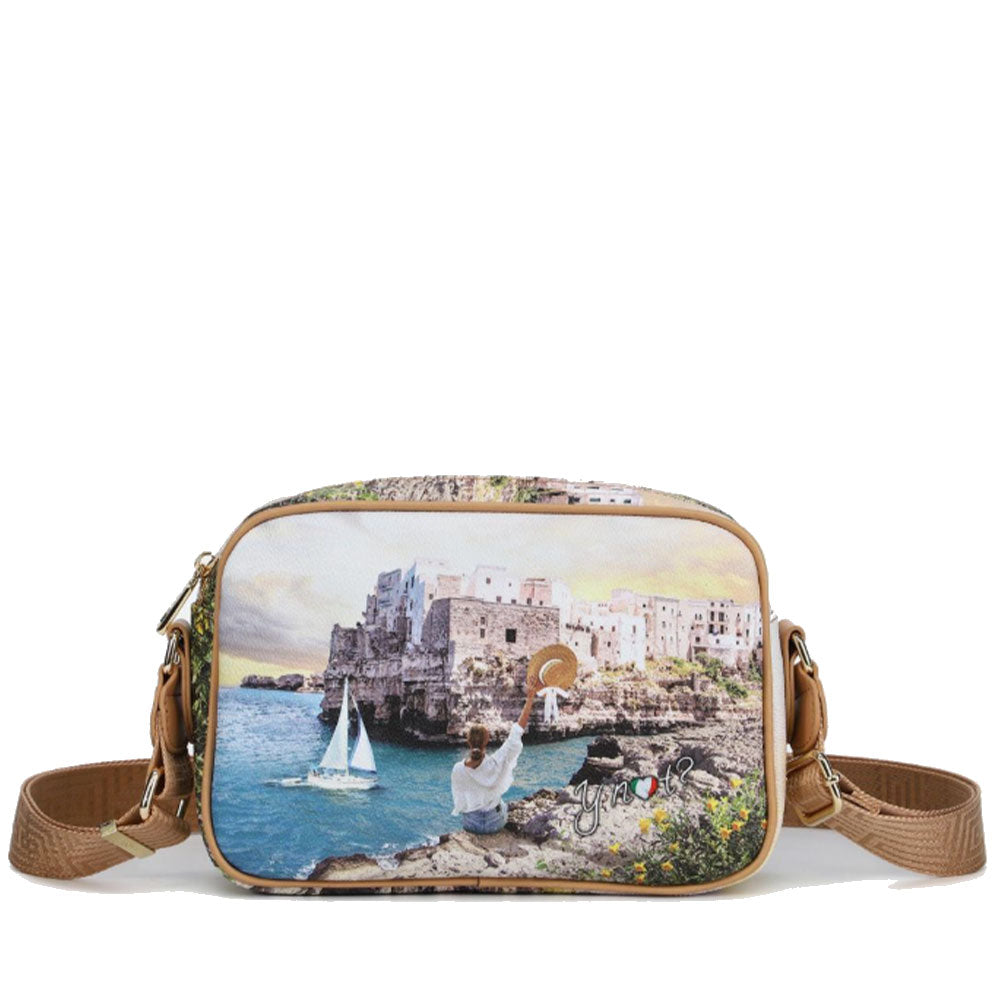 Borsa Donna a Tracolla Y NOT YES-310 stampa Polignano Coast