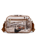 Borsa Donna a Tracolla Y NOT YES-310 stampa Venice Postcard