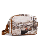 Borsa Donna a Tracolla Y NOT YES-310 stampa Venice Postcard