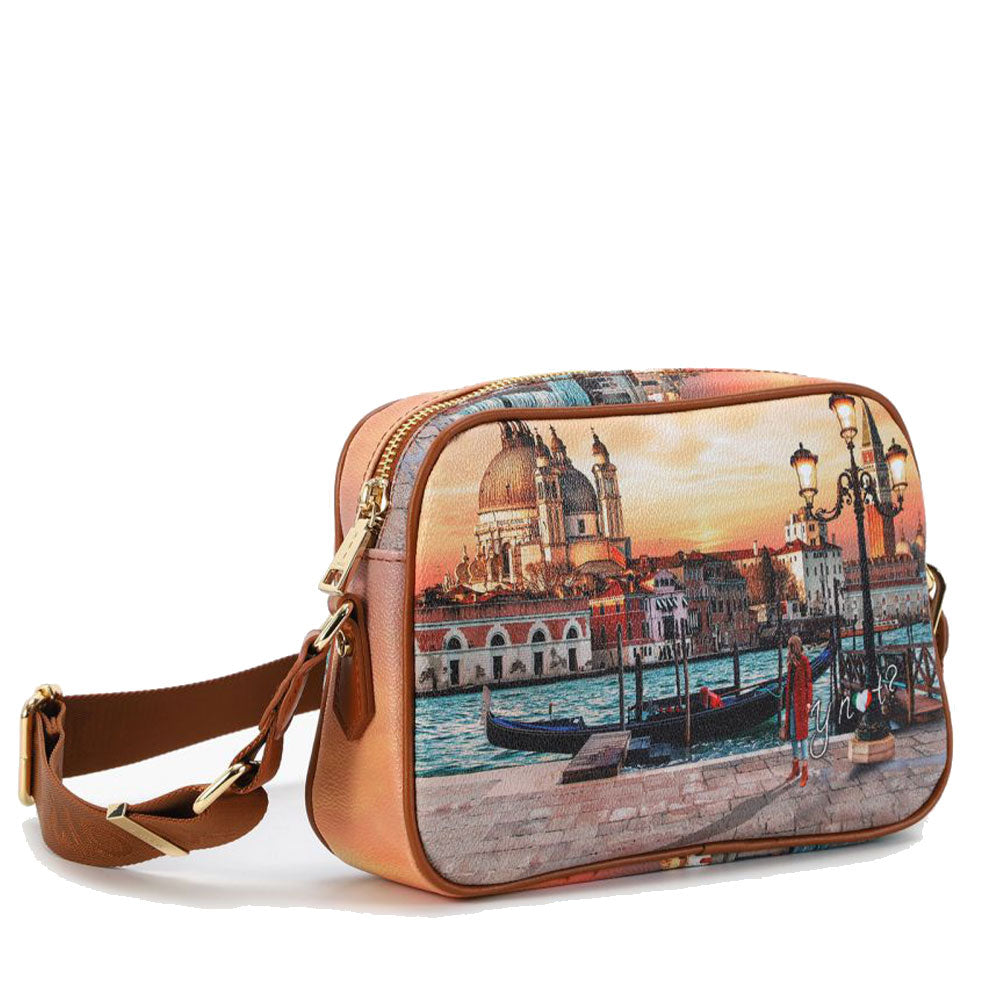 Borsa Donna Y NOT a Tracolla YES-310 Stampa Venice Sunset