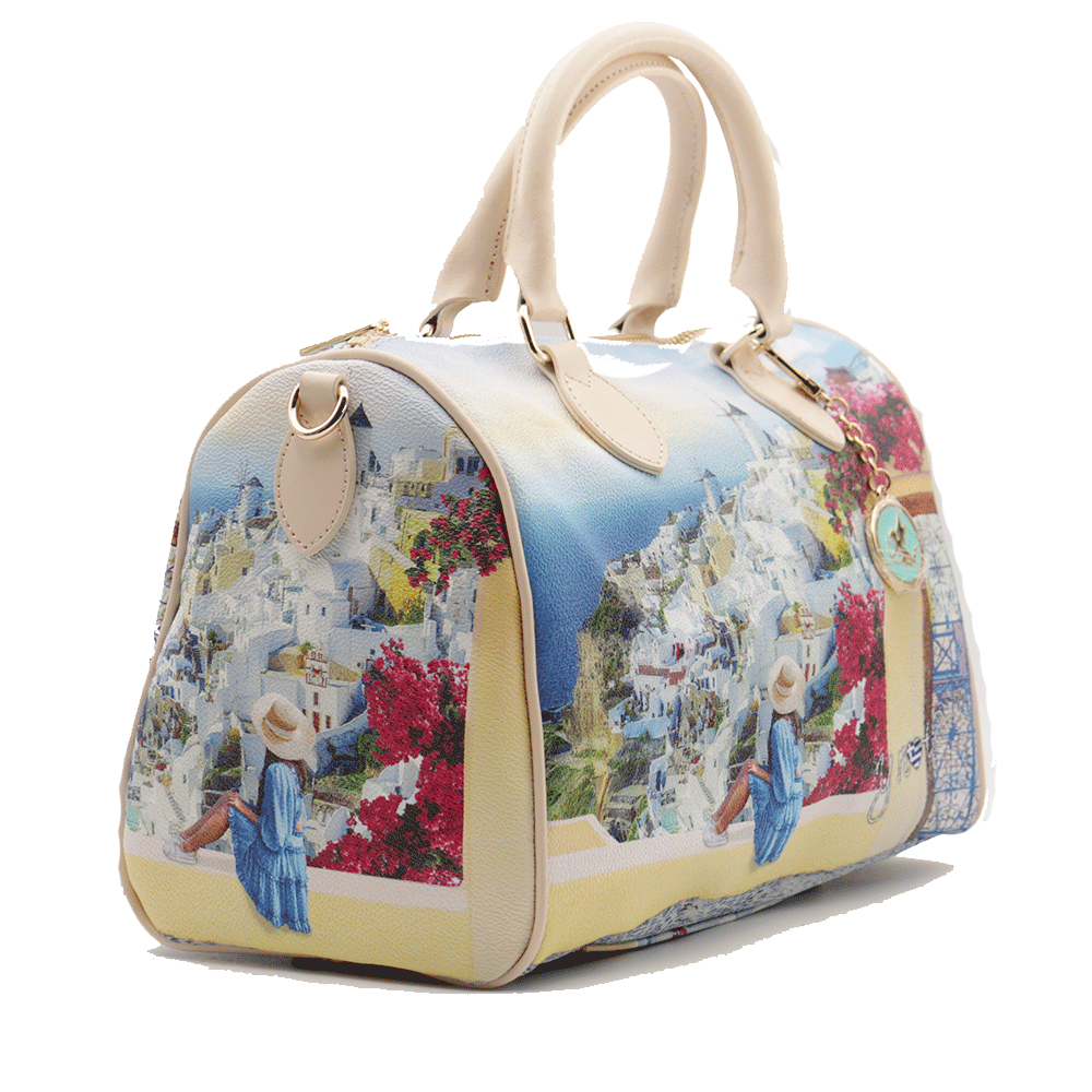 Borsa Donna Y NOT Bauletto Medio con Tracolla YES-318 Greek Summer