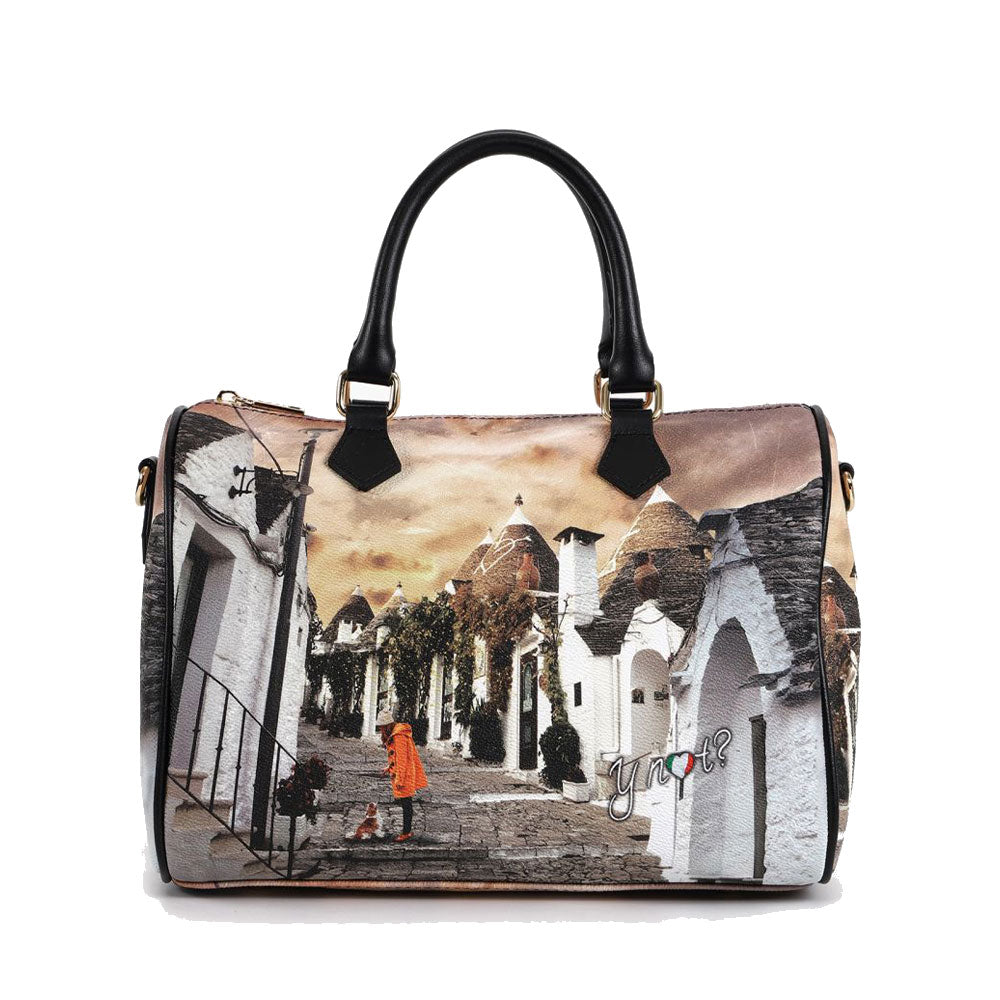 Kilofly 318 Borsa Donna In Raso Con Rosette – Pochette 3 In 1 Con Tracolla E Fermasoldi Incluso – Elegante E Versatile